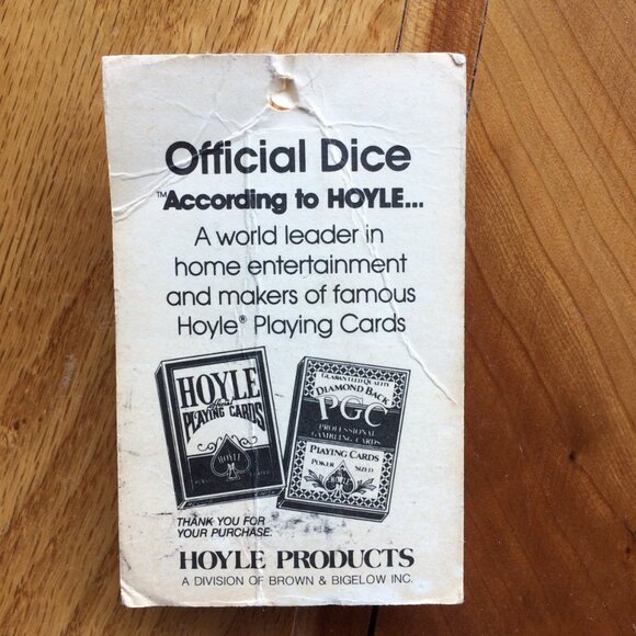Vintage Hoyle Dice Set-poker chips-playing cards - Picture 7 of 12